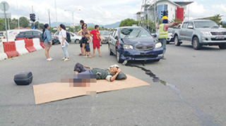 Eight injured in accidents